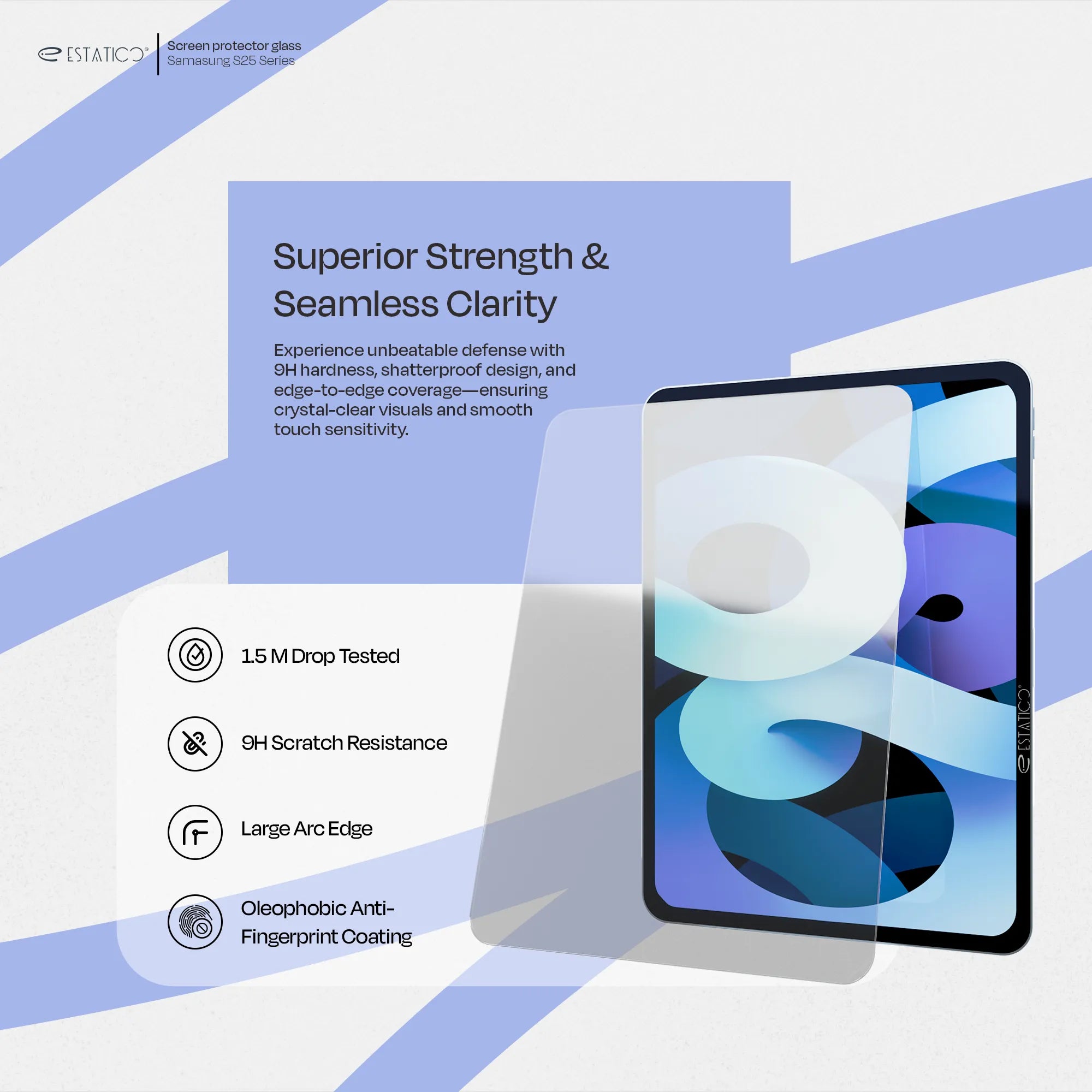 Tempered Glass Screen Protector for iPad Pro