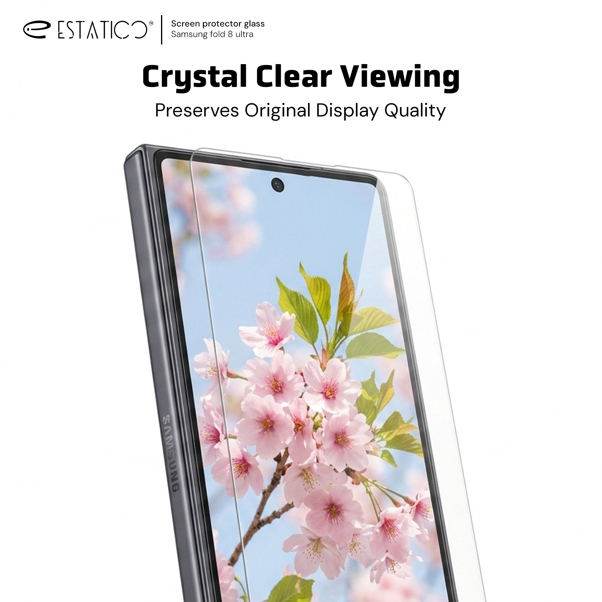 Borderless Clear HD Tempered Glass for Samsung Z Fold 8 Ultra