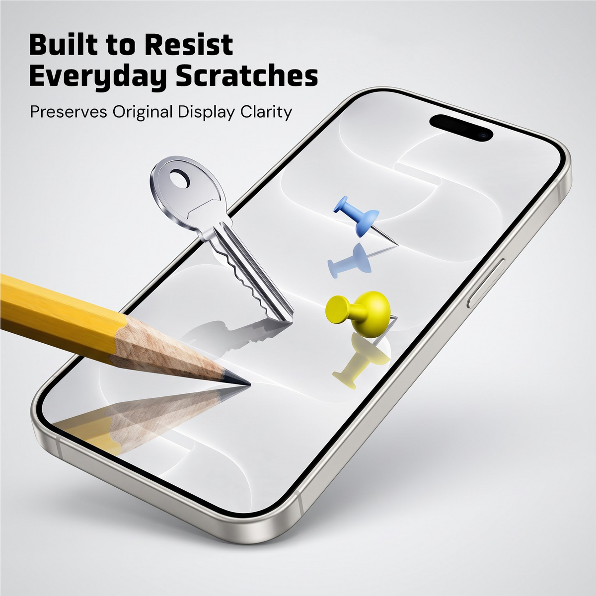 Estatico Clear HD Tempered Glass – iPhone 18 Pro