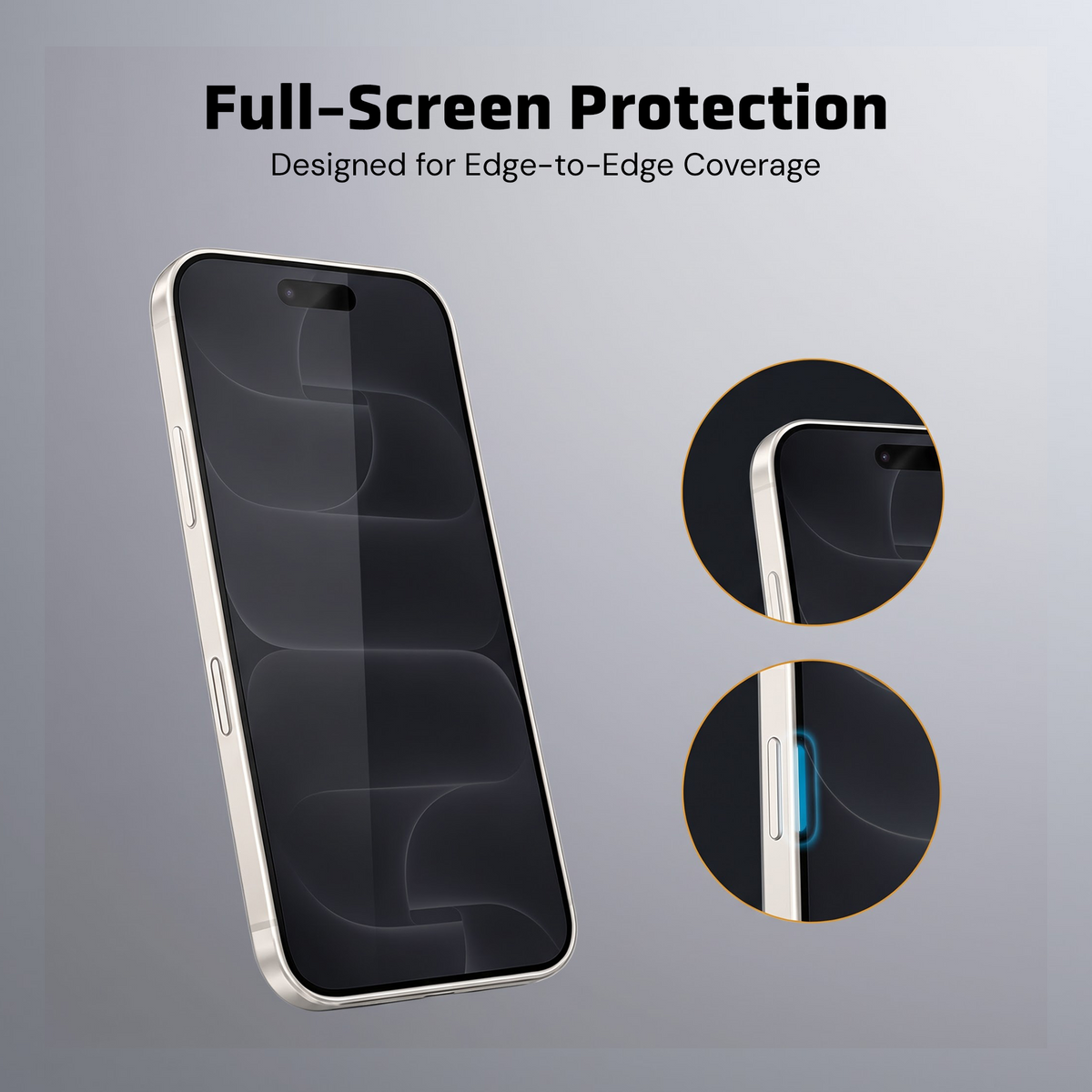 Estatico 360 Borderless Privacy Tempered Glass – iPhone 18 Pro