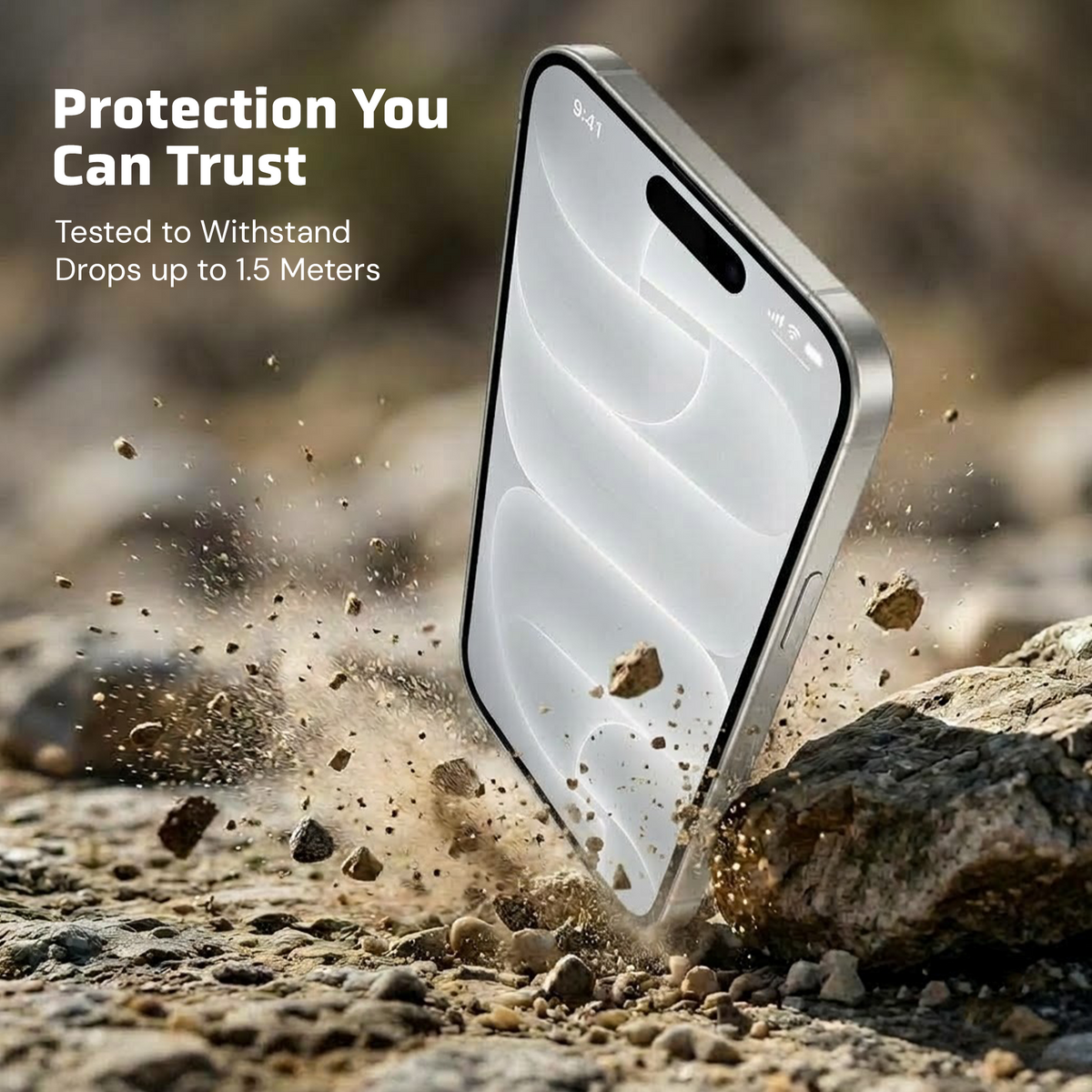 Estatico Clear HD Tempered Glass – iPhone 18 Pro