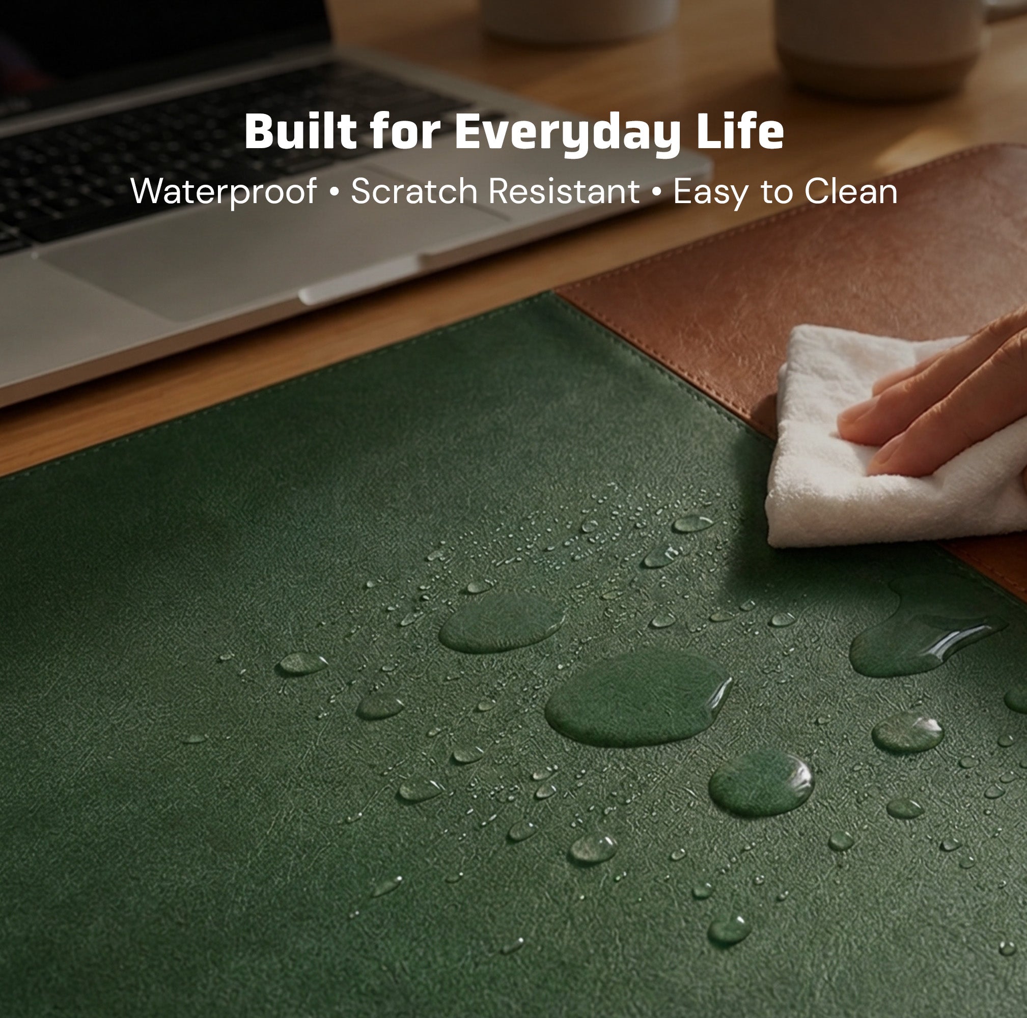 Slate 2.0 – Premium Vegan Leather Desk Mat