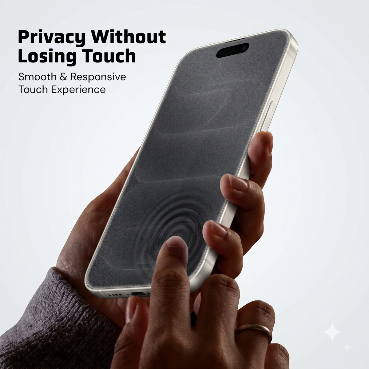 Estatico 360 Matte Privacy Tempered Glass – iPhone 18 Pro