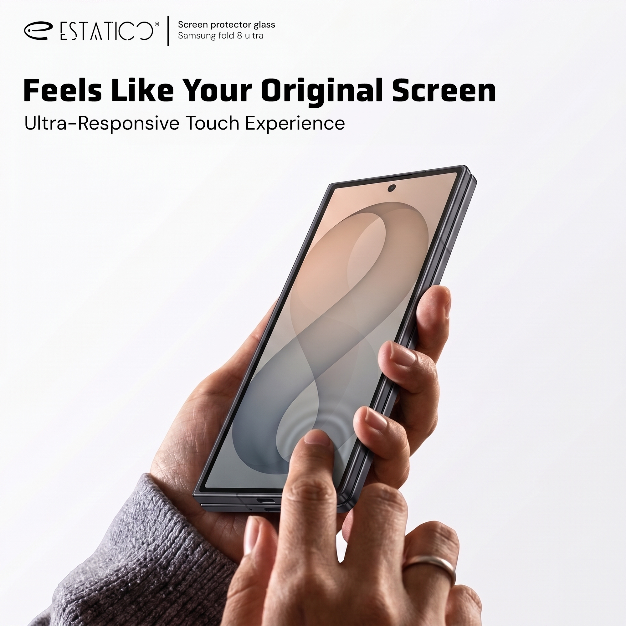 Borderless Clear HD Tempered Glass for Samsung Z Fold 8 Ultra