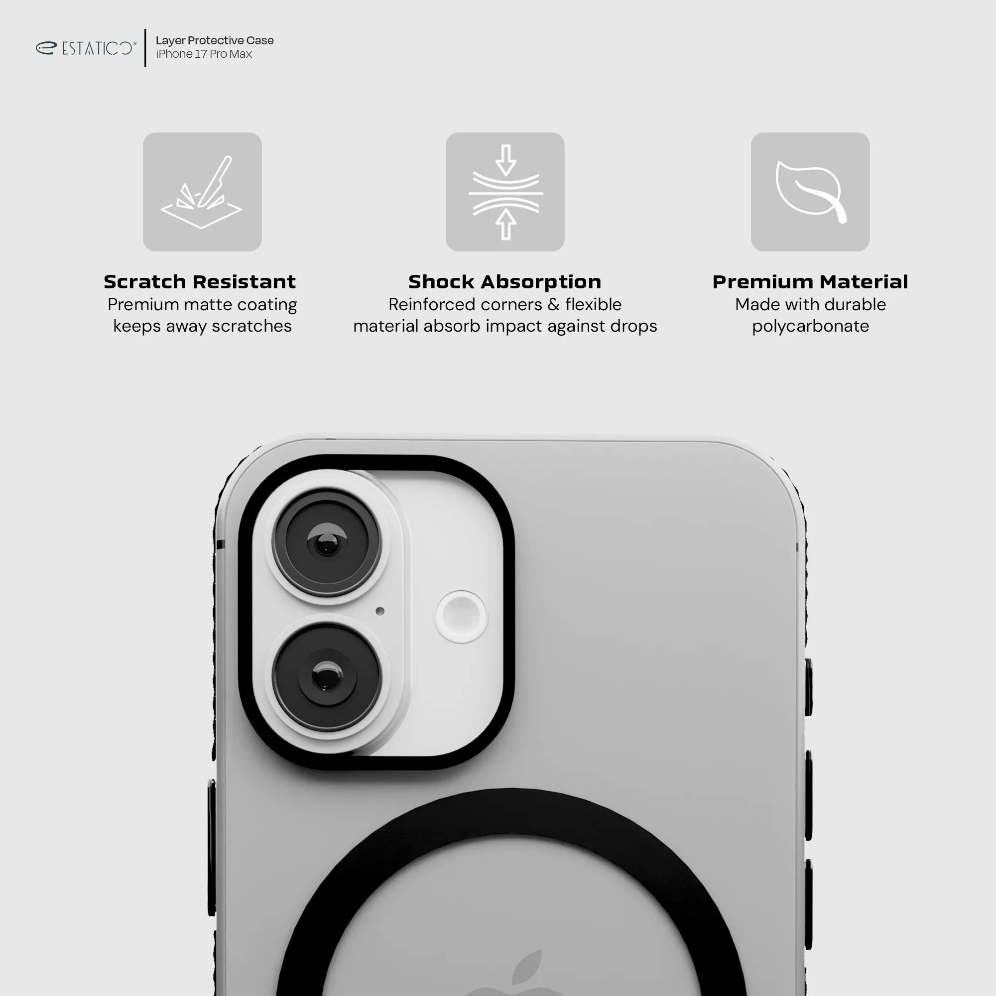 Arc Transparent Case for iPhone 17