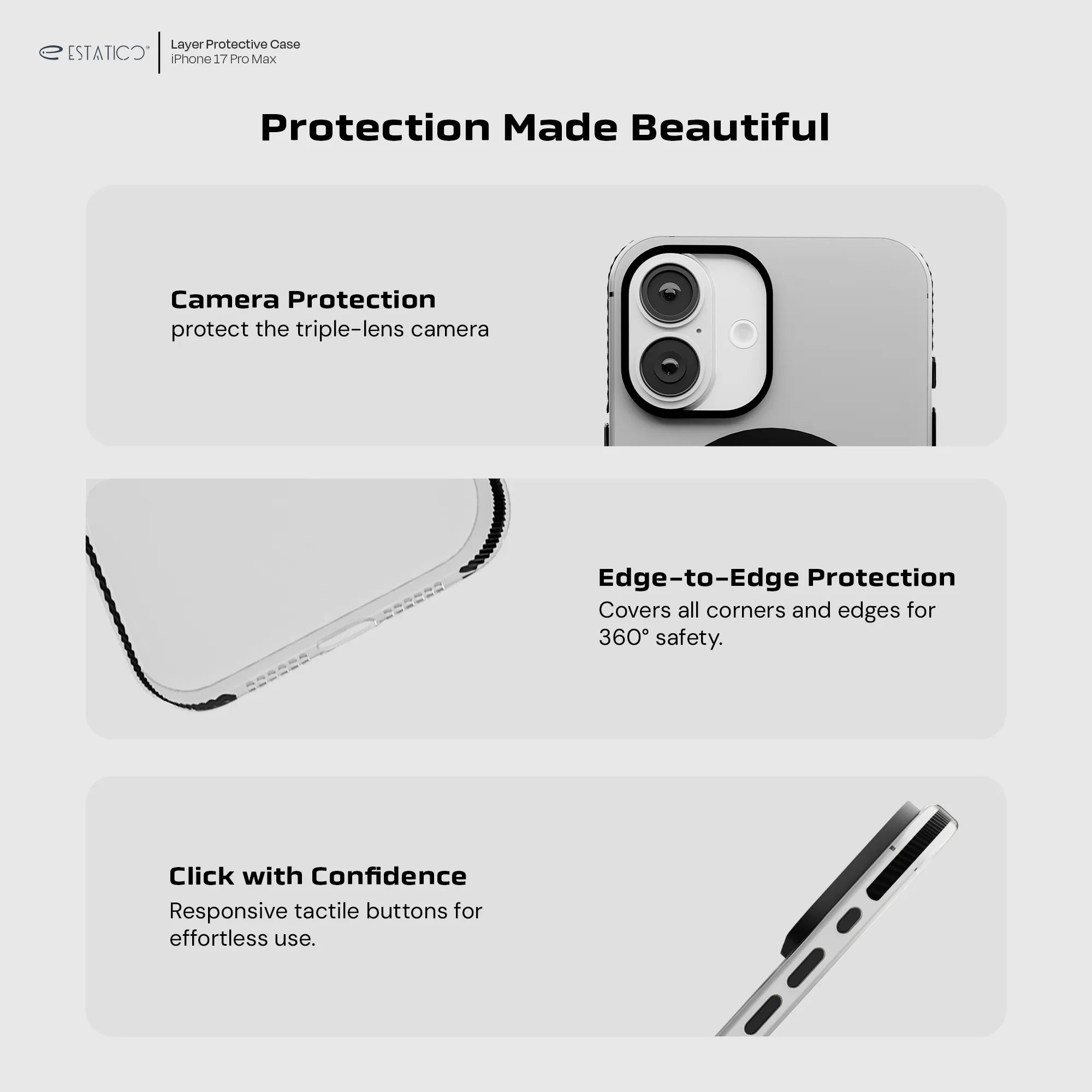 Arc Transparent Case for iPhone 17