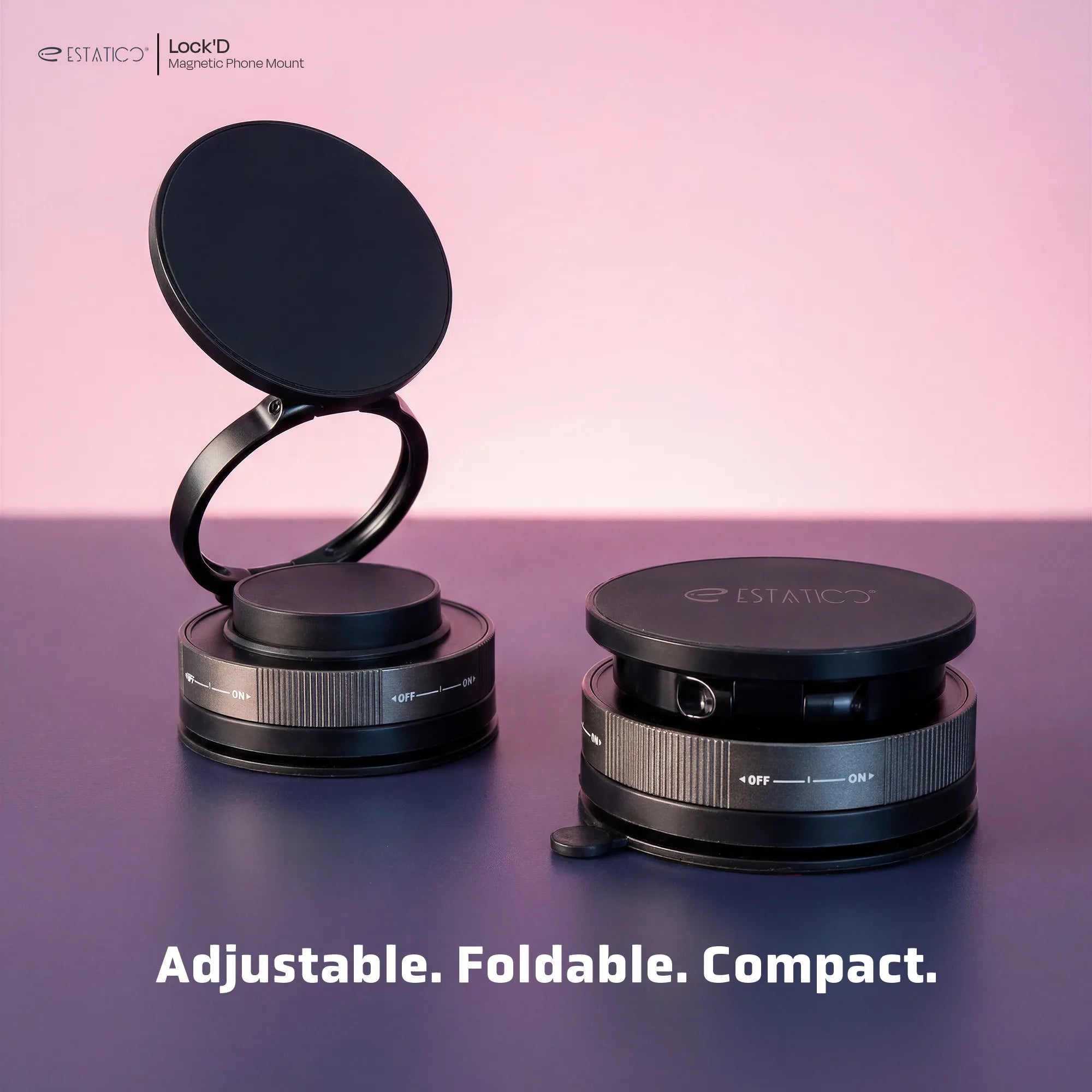Lock’D 360° Vacuum Magnetic Phone Holder
