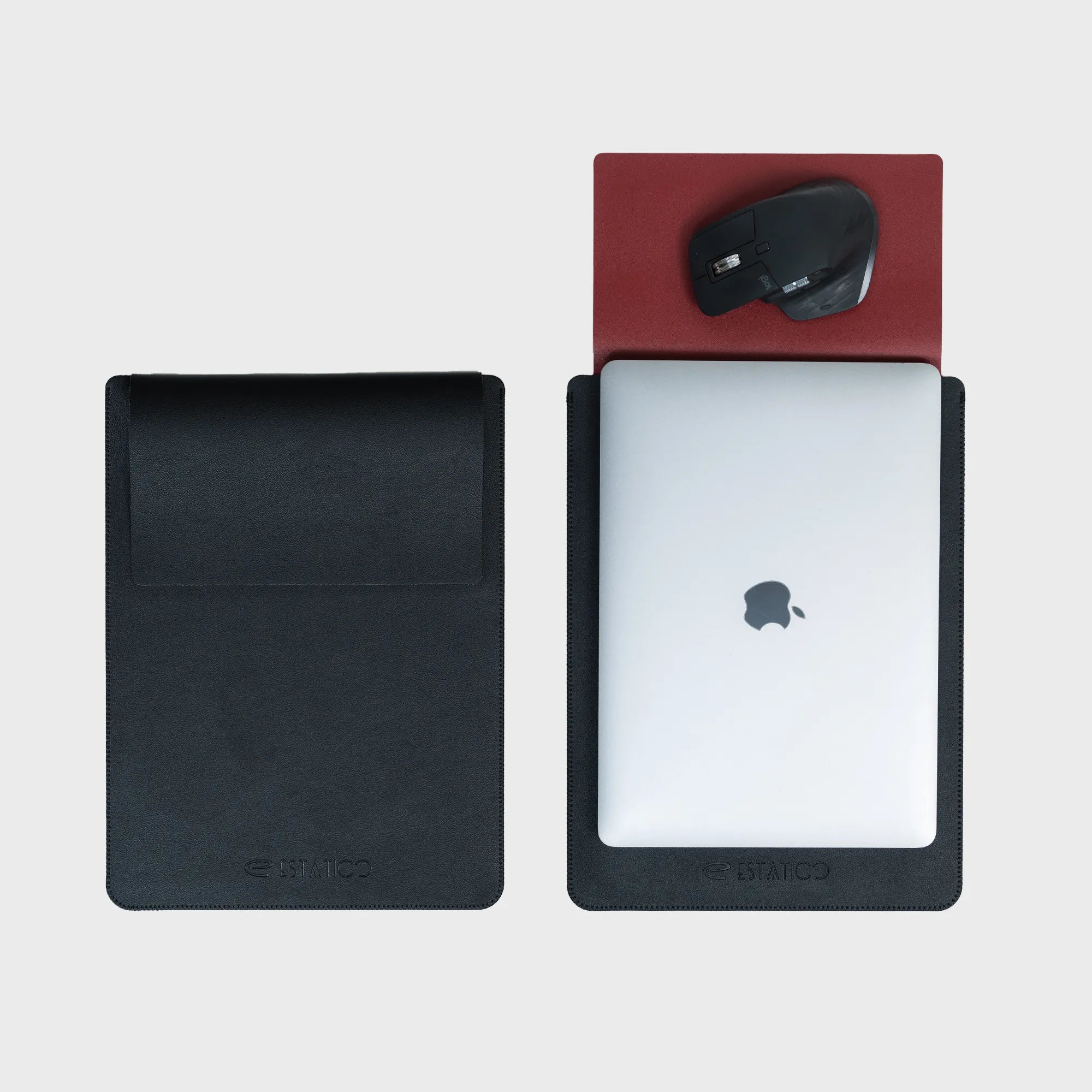 13/14″ PU Leather Laptop Sleeve – Desk Mat & Mouse Pad