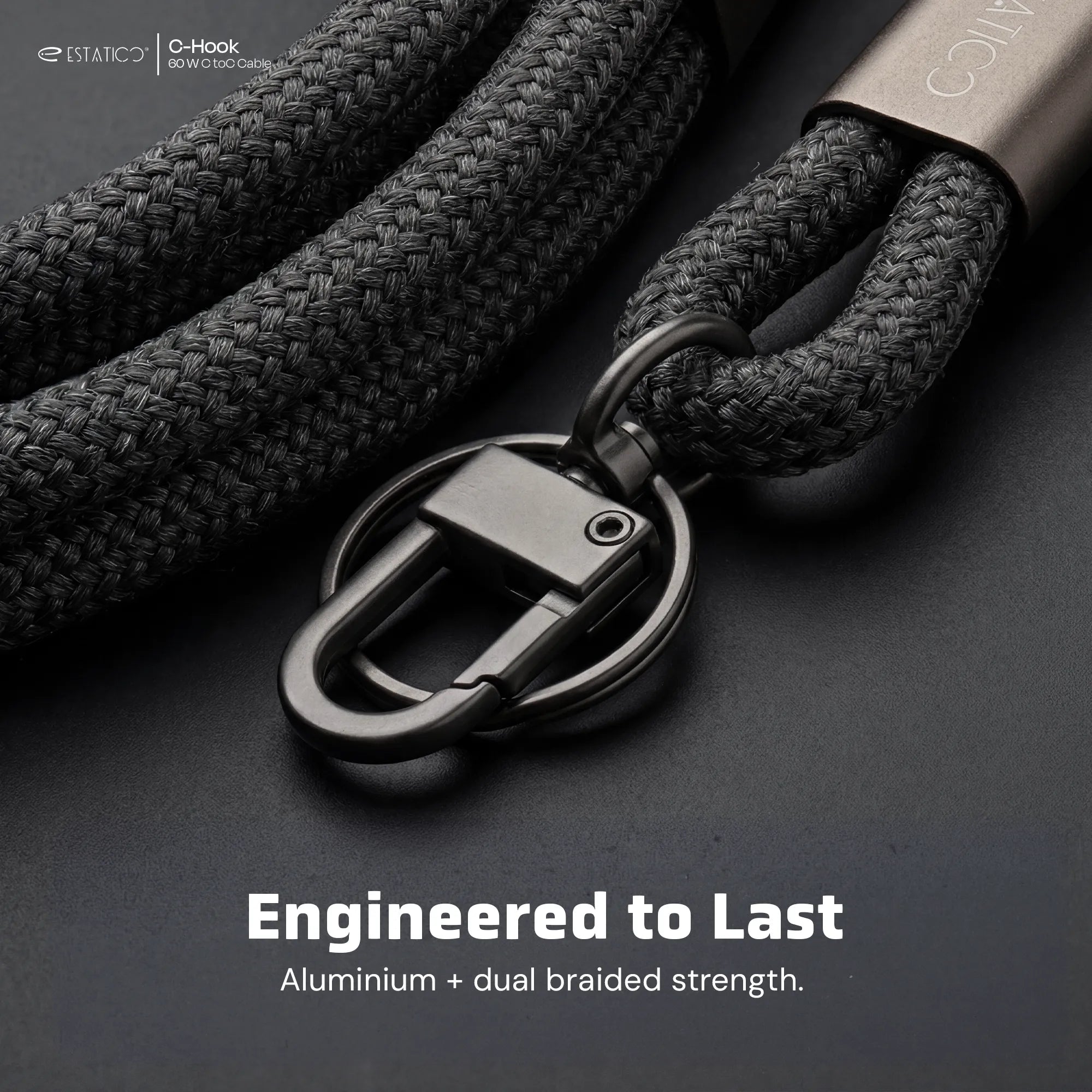 3-in-1 Phone Lanyard with 60W Fast Charging USB-C Cable