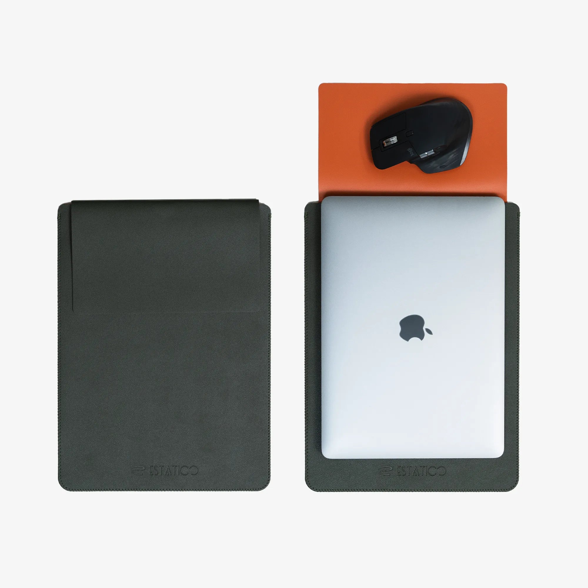 13/14″ PU Leather Laptop Sleeve – Desk Mat & Mouse Pad