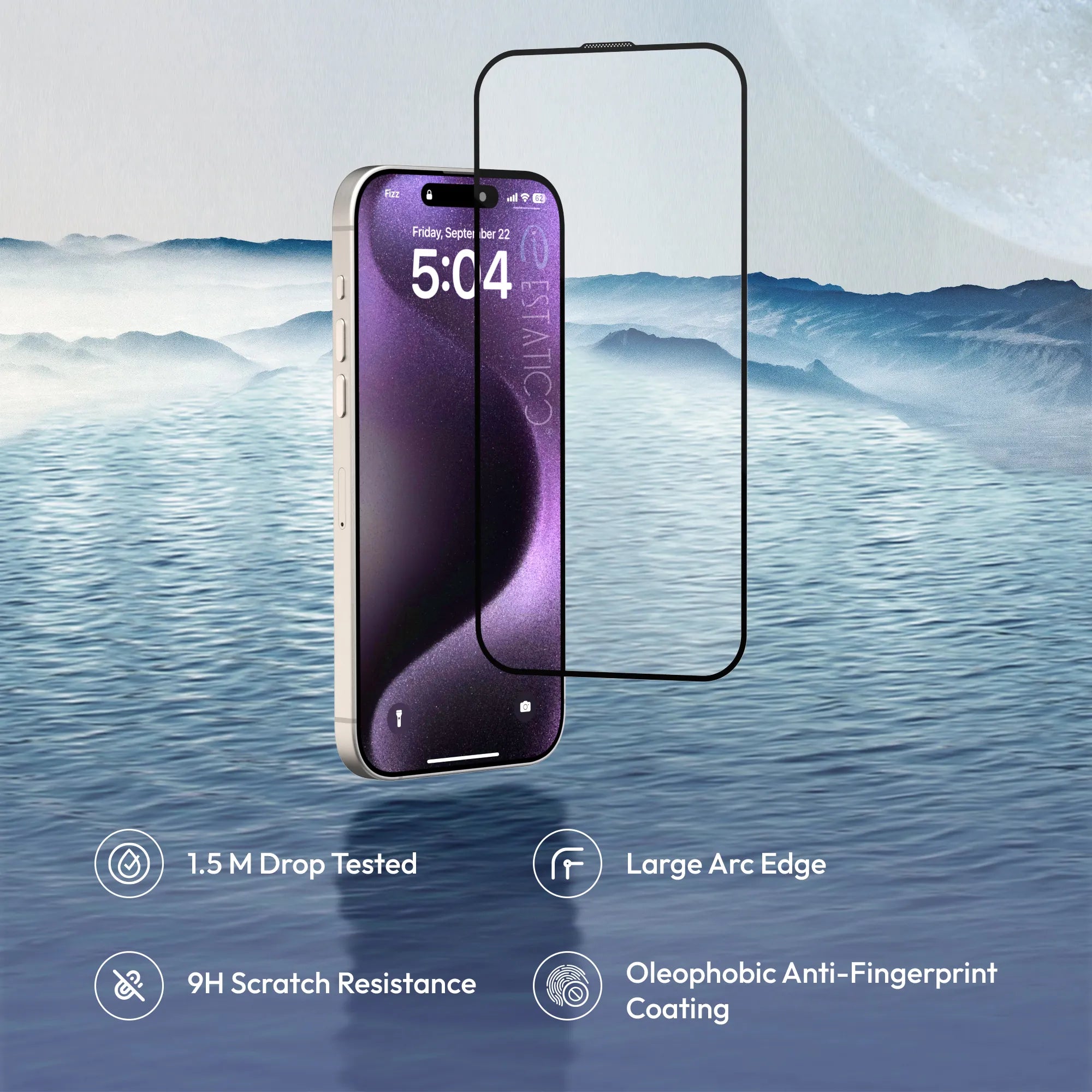 Tempered Glass Compatible with iPhone 15 Pro Max