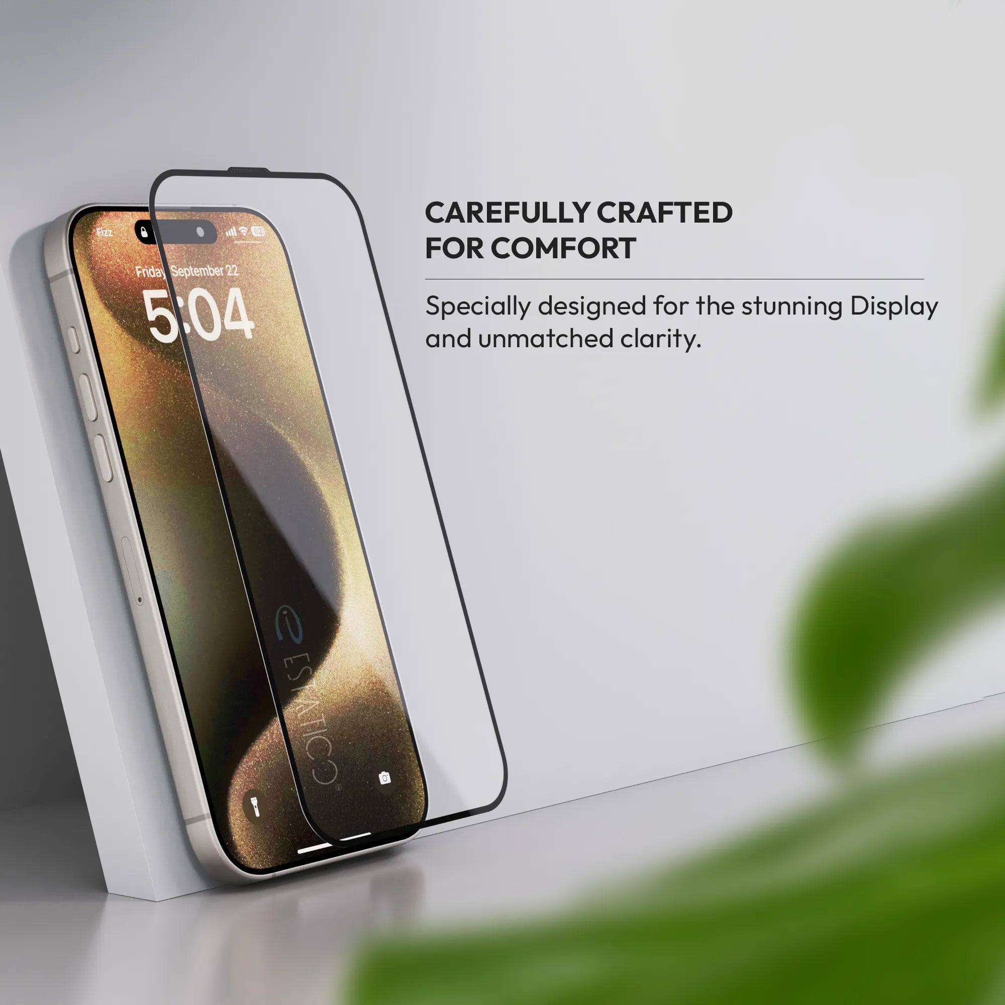 Tempered Glass Compatible with iPhone 16