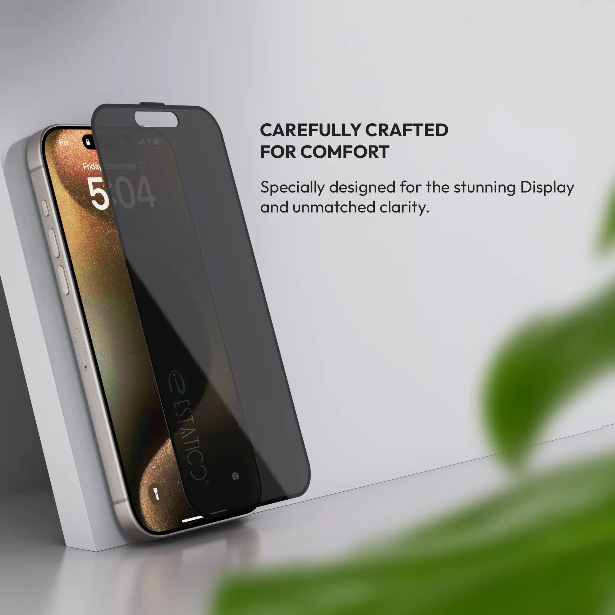 Tempered Glass Compatible with iPhone 15 Pro