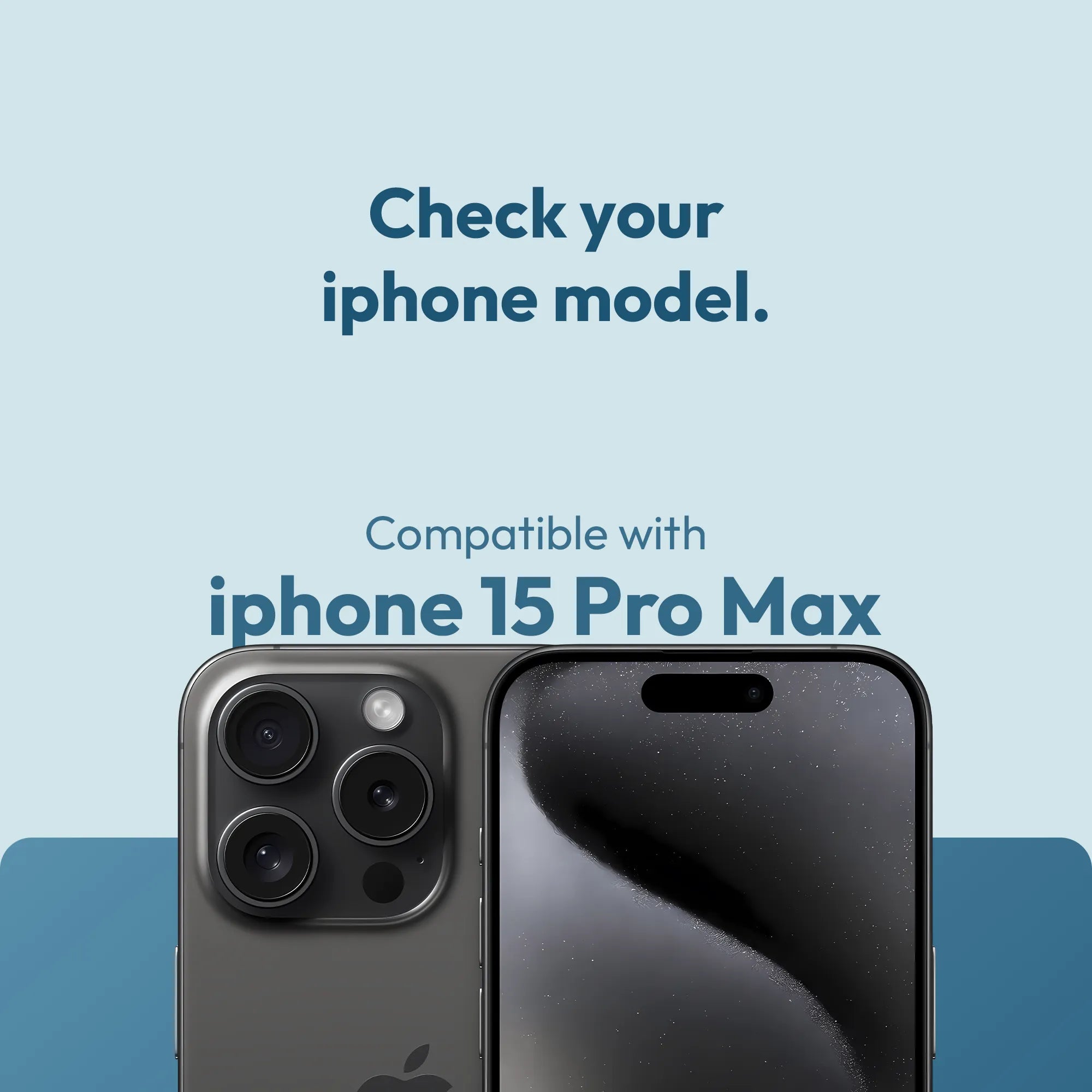 Tempered Glass Compatible with iPhone 15 Pro Max