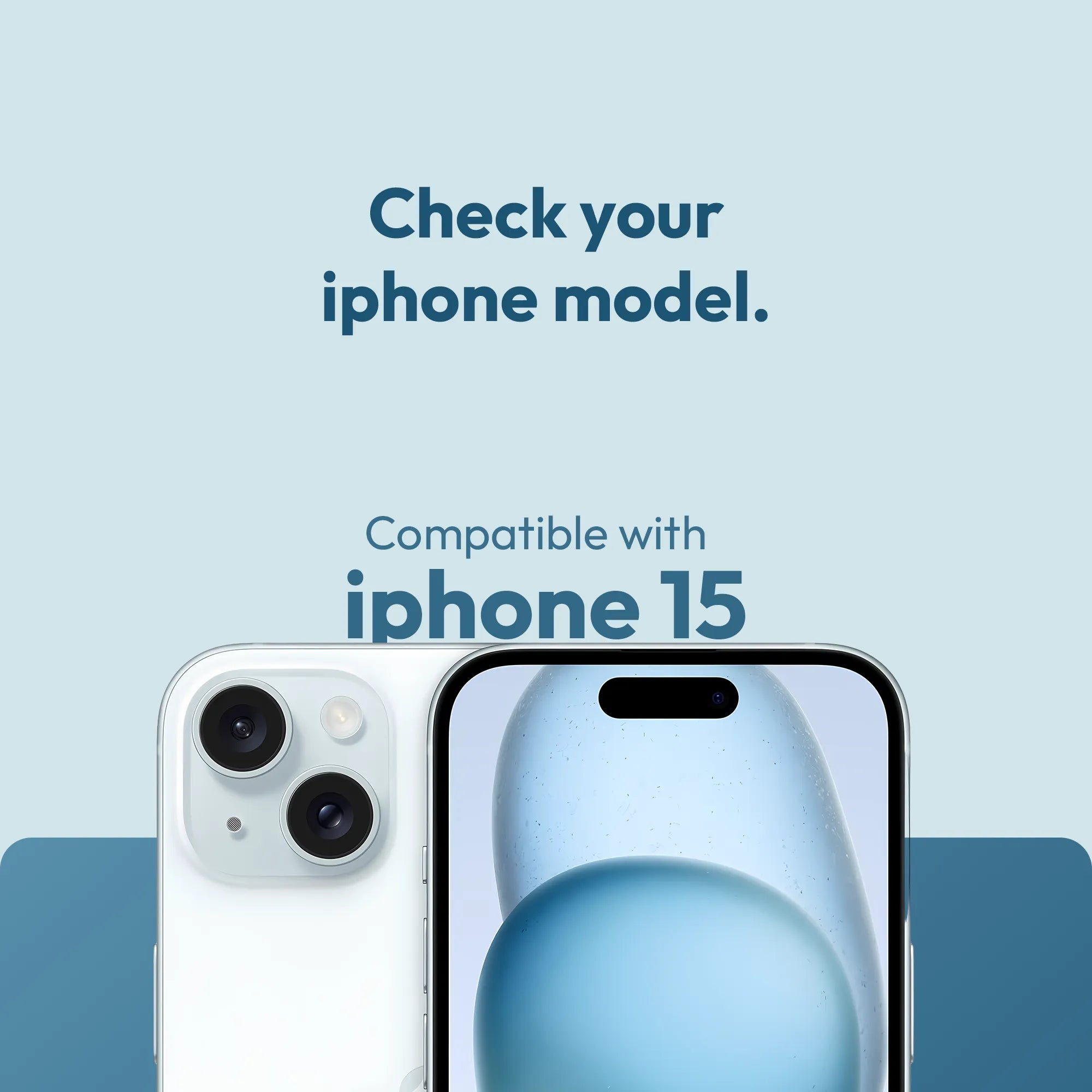 Tempered Glass Compatible with iPhone 15 Plus