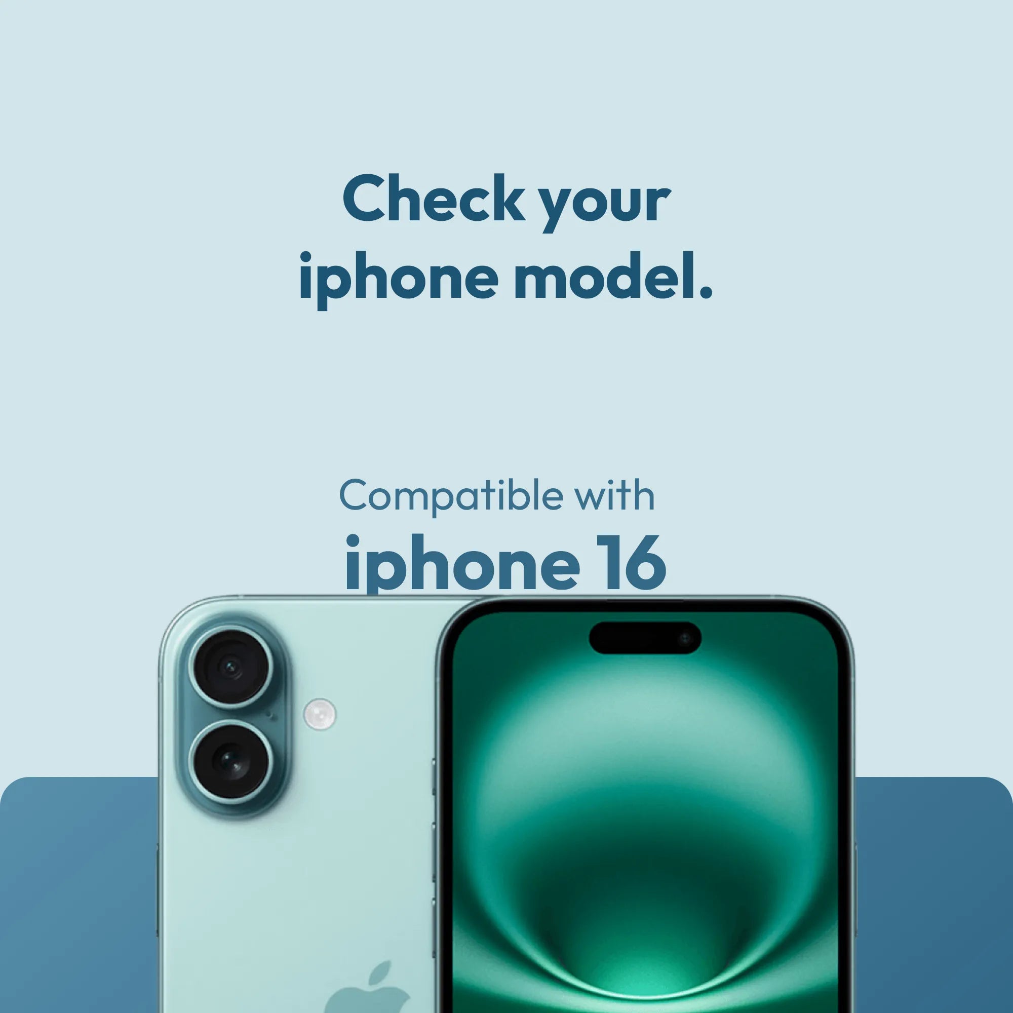 Tempered Glass Compatible with iPhone 16