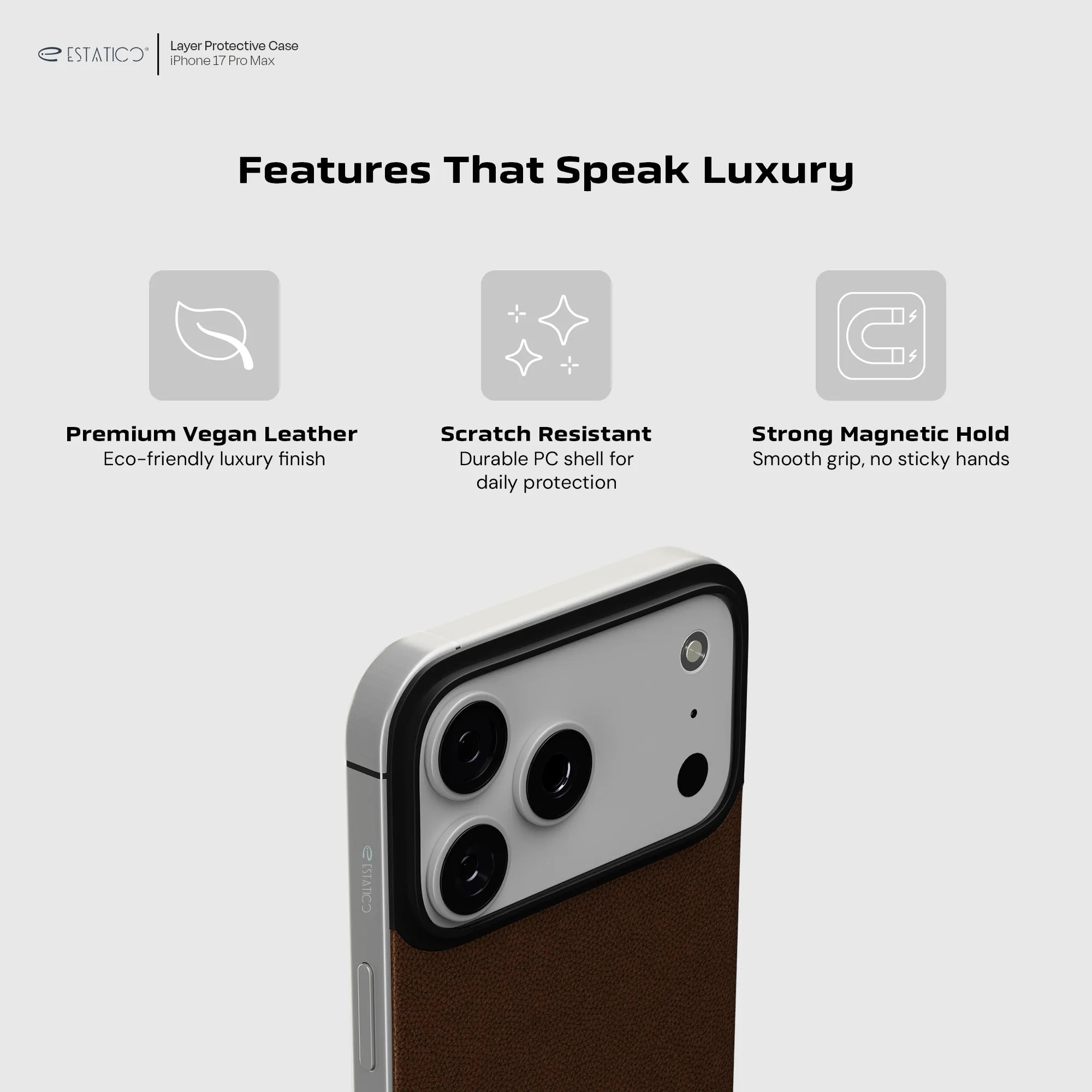 Layer Magnetic Case for iPhone 17 Pro Max