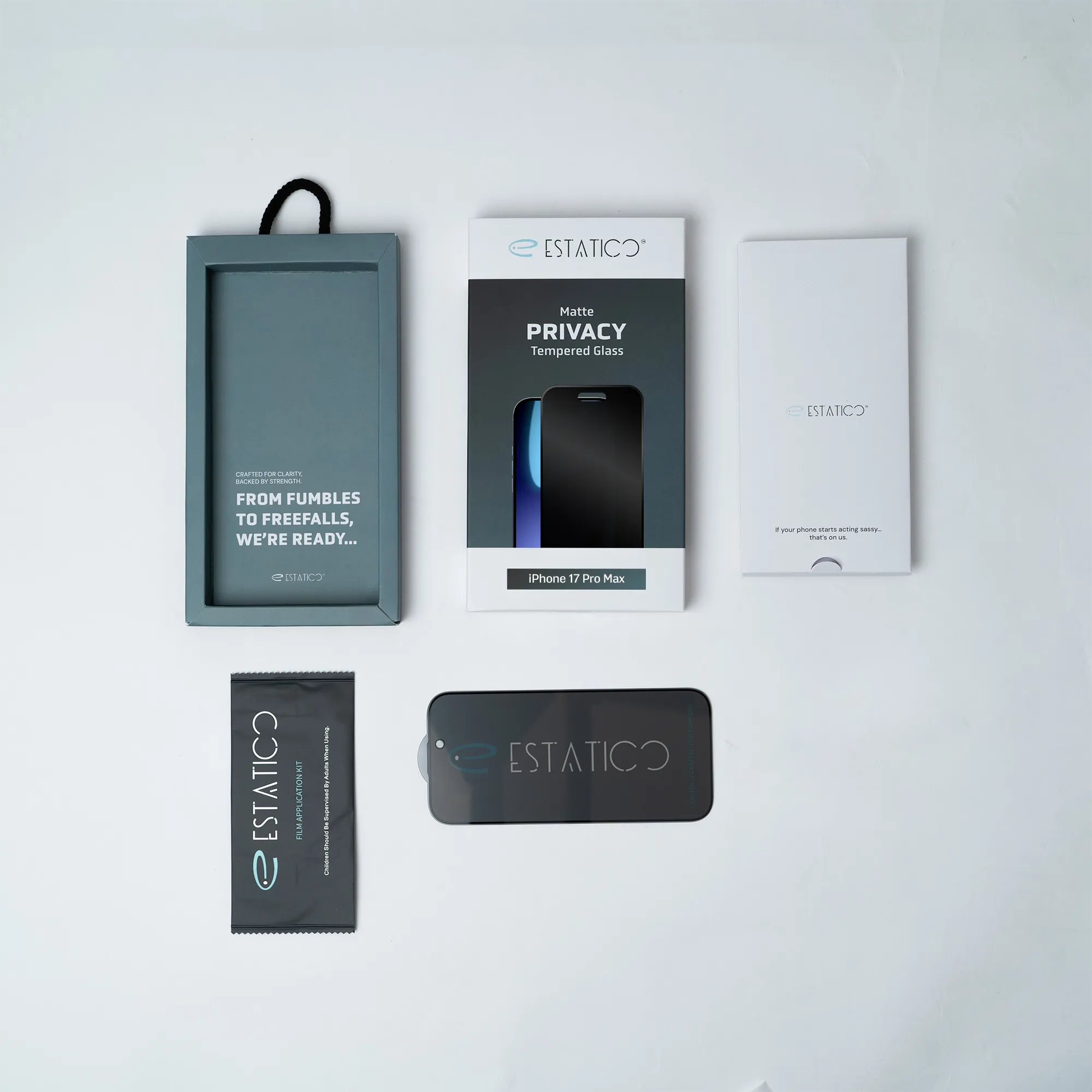 Tempered Glass Compatible with iPhone 17 Pro Max