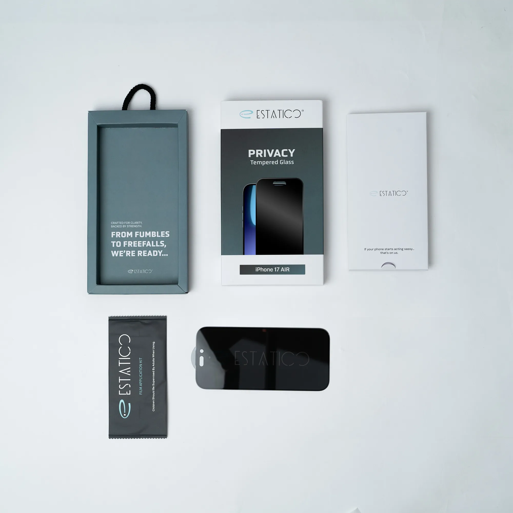 Tempered Glass Compatible with iPhone 17 Air