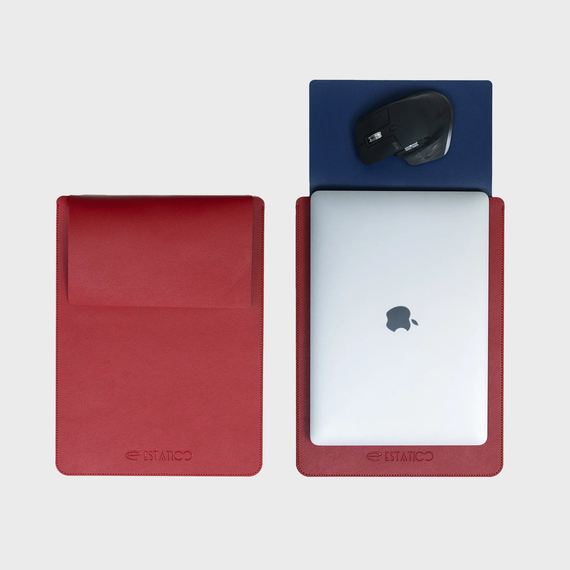 13/14″ PU Leather Laptop Sleeve – Desk Mat & Mouse Pad