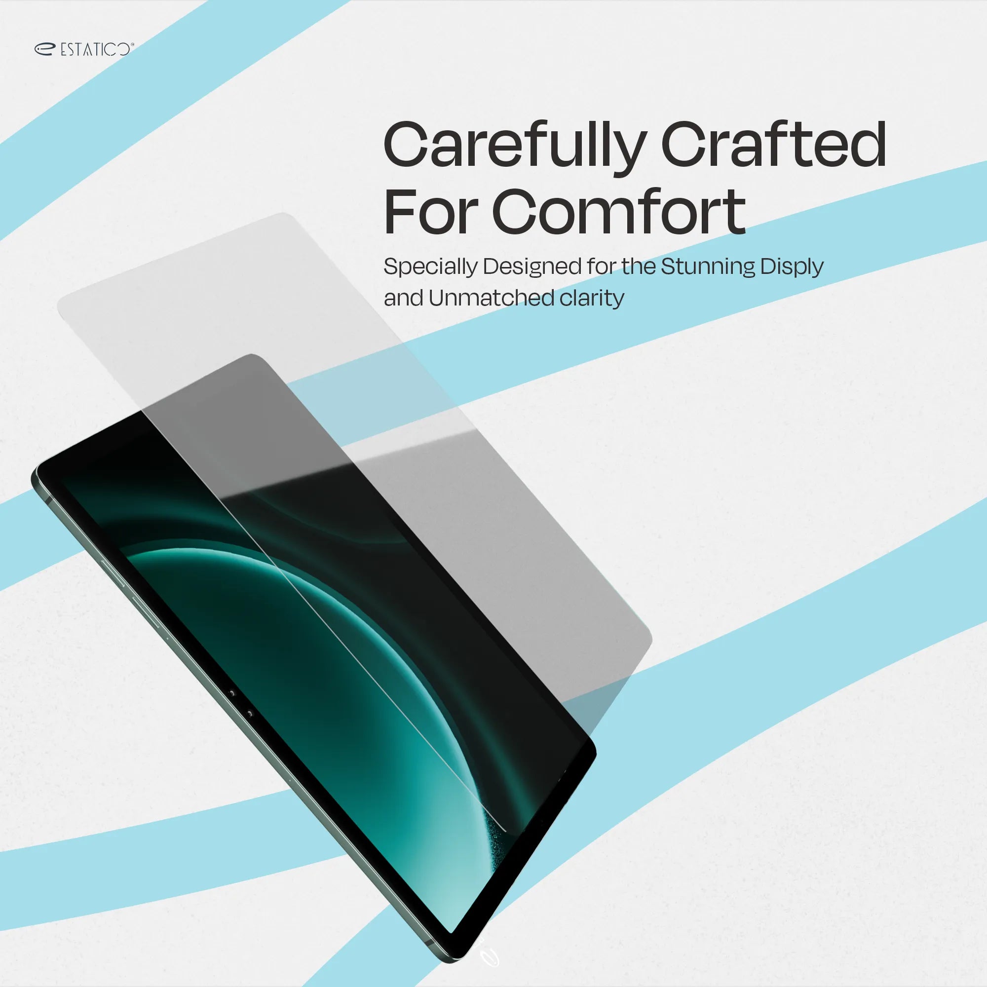 Tempered Glass Screen Protector for Samsung Galaxy Tab S9 FE+ (12.4″)