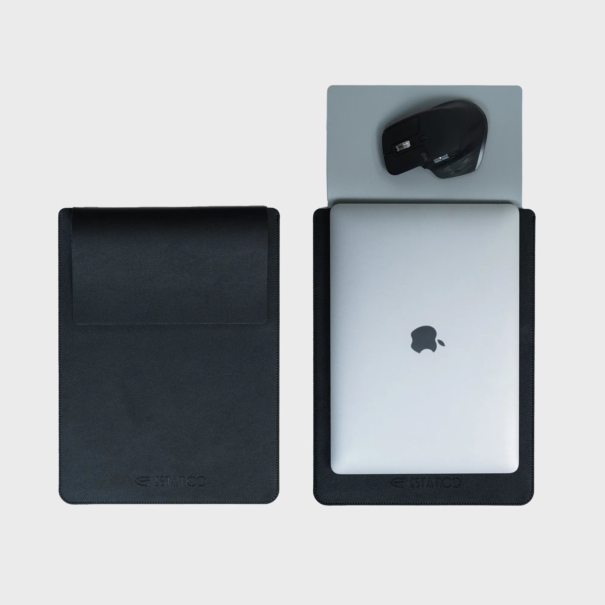 13/14″ PU Leather Laptop Sleeve – Desk Mat & Mouse Pad