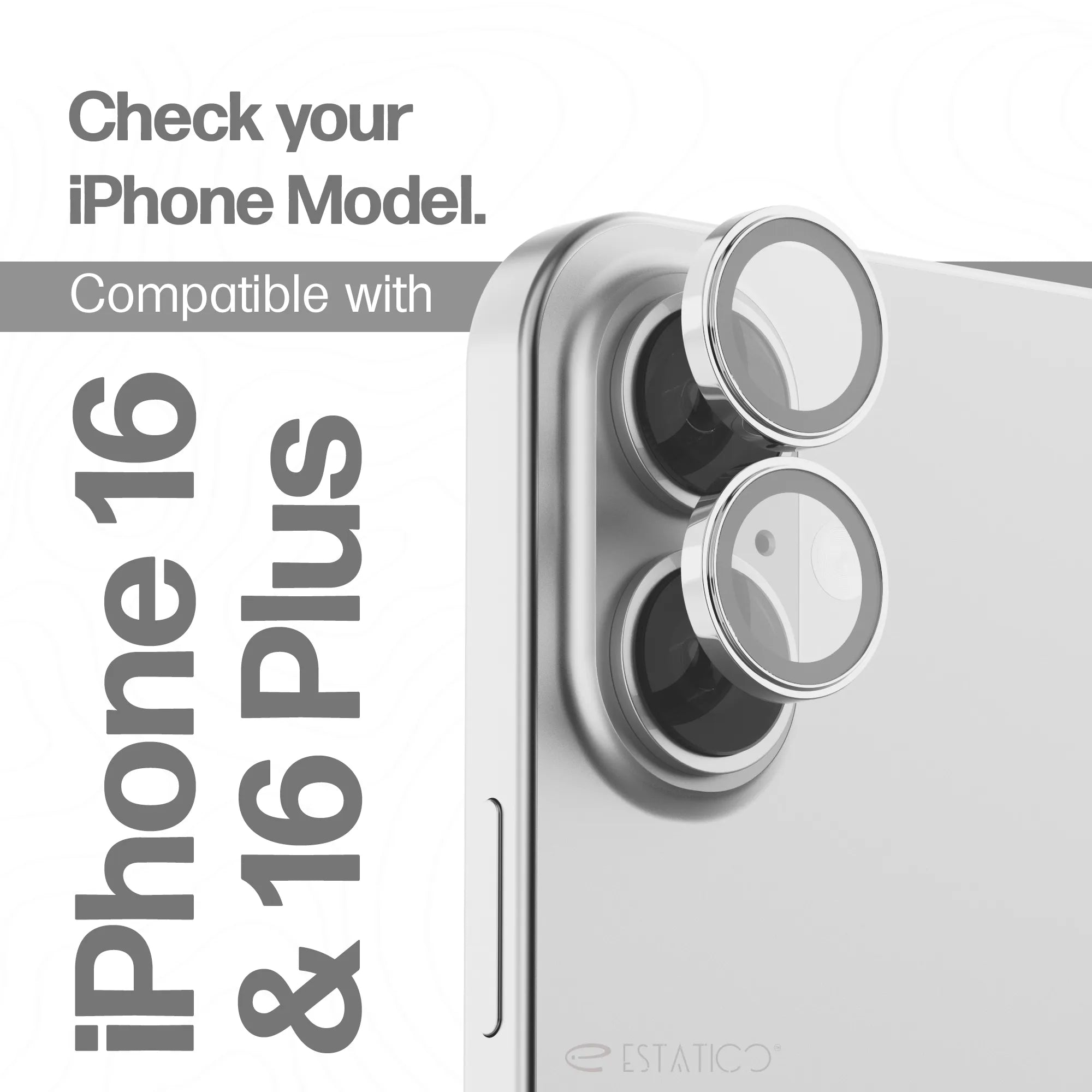 Camera Lens Protector for iPhone 16/16 Plus