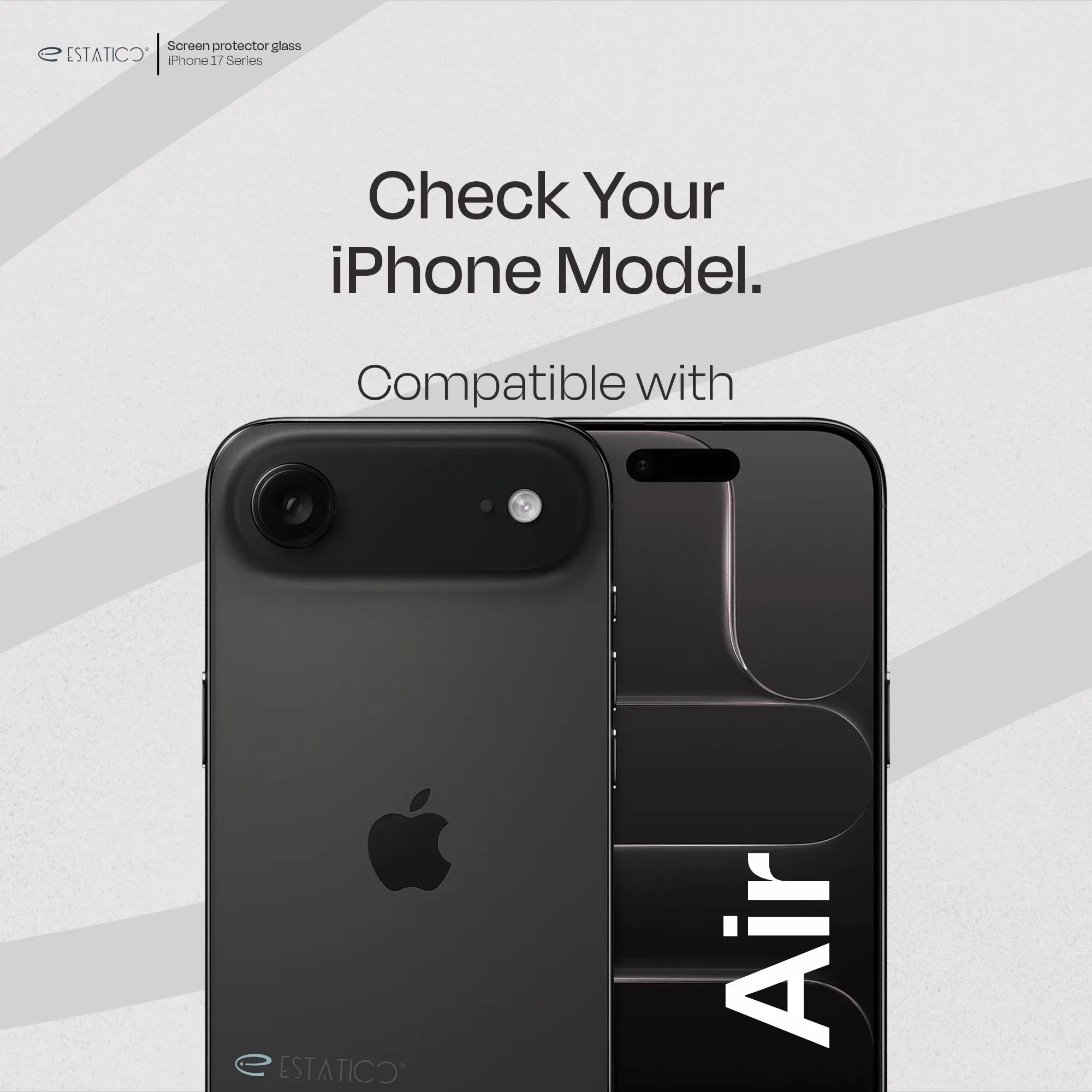 Tempered Glass Compatible with iPhone 17 Air