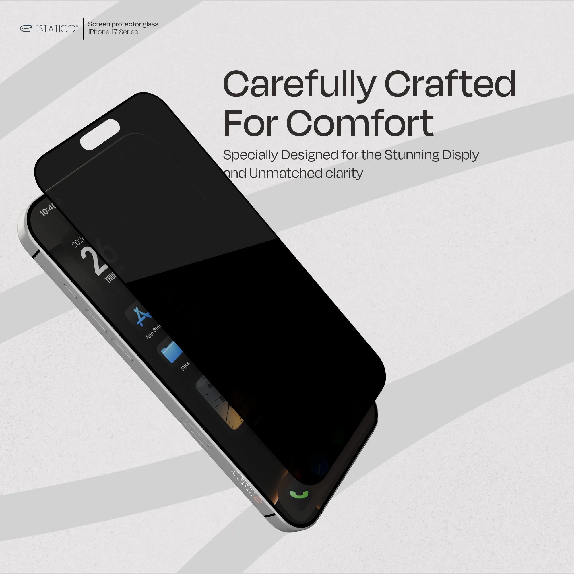 Tempered Glass Compatible with iPhone 17 Air