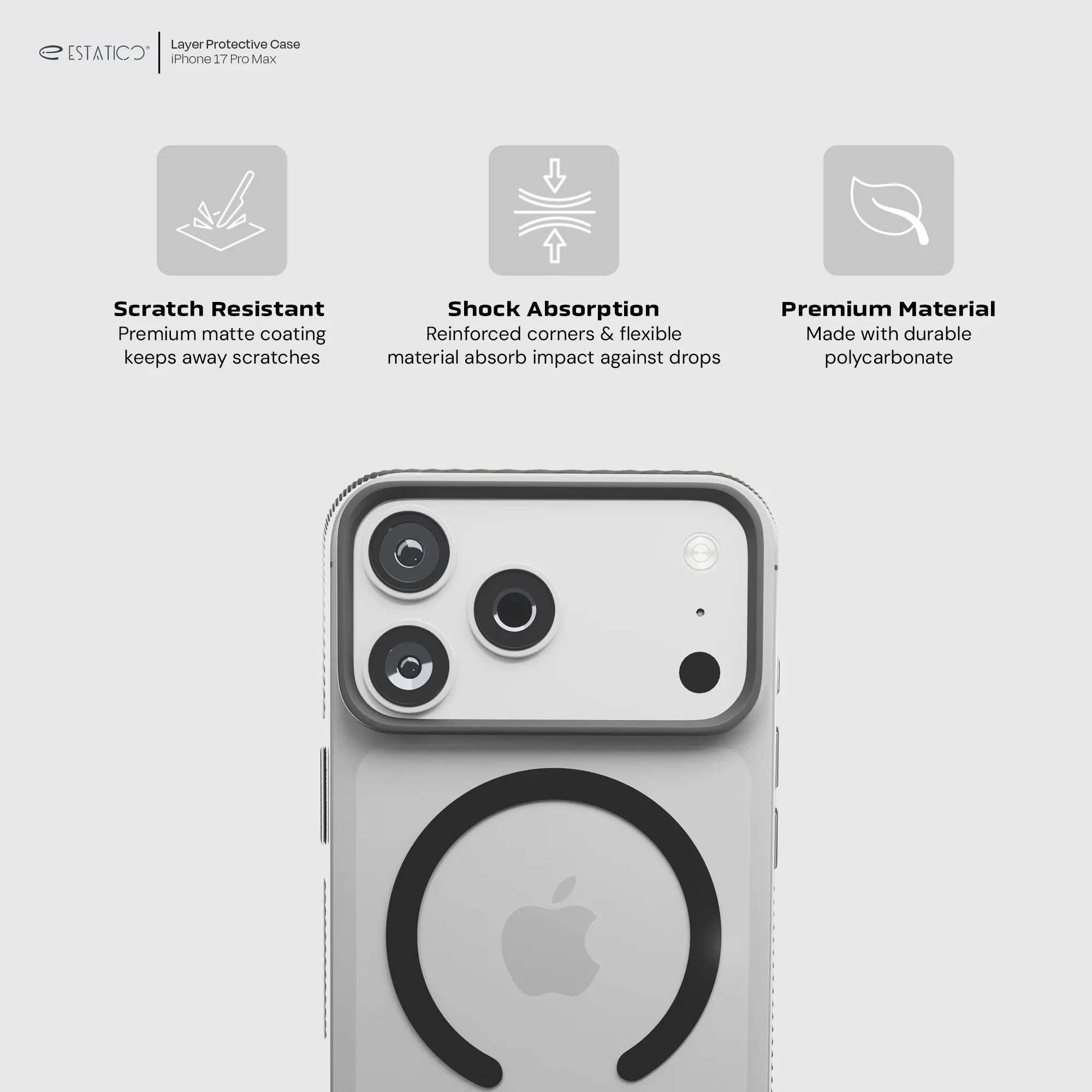 Arc Transparent Case for iPhone 17 Pro Max