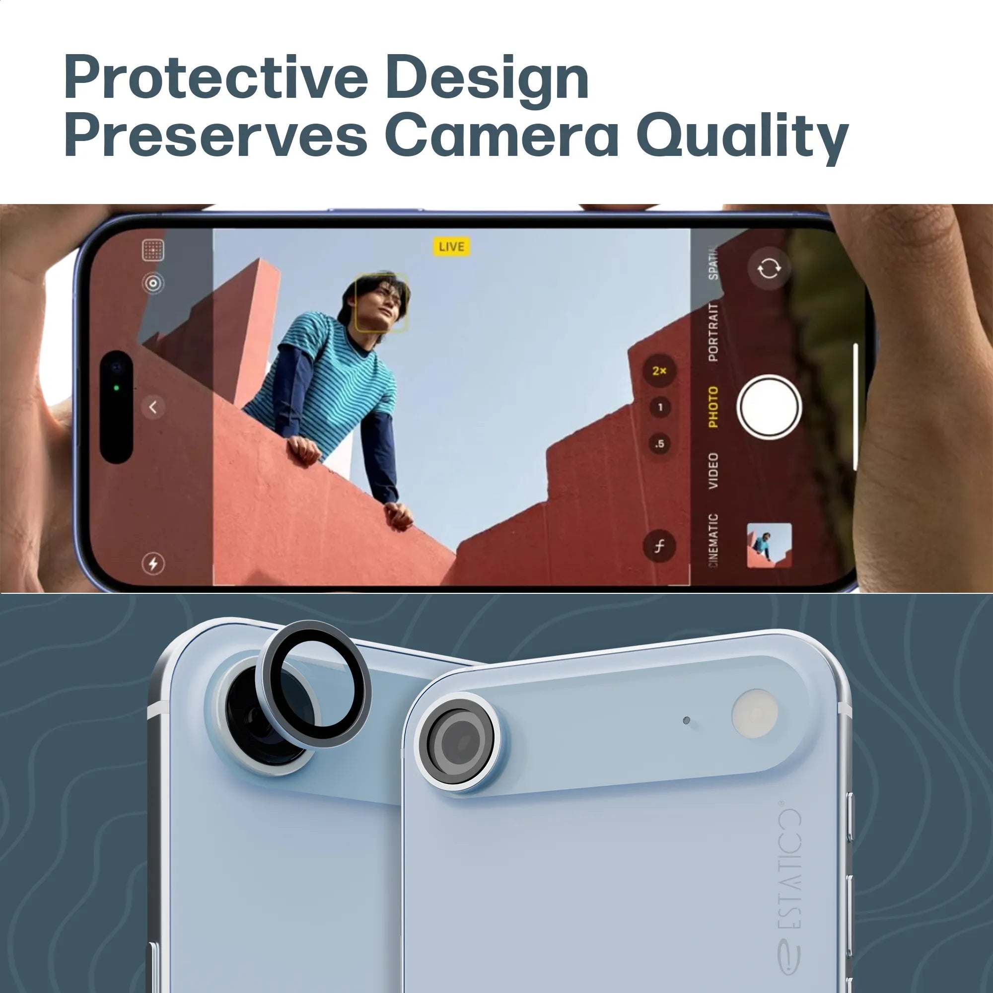 Camera Lens Protector compatible with iPhone 17 Air