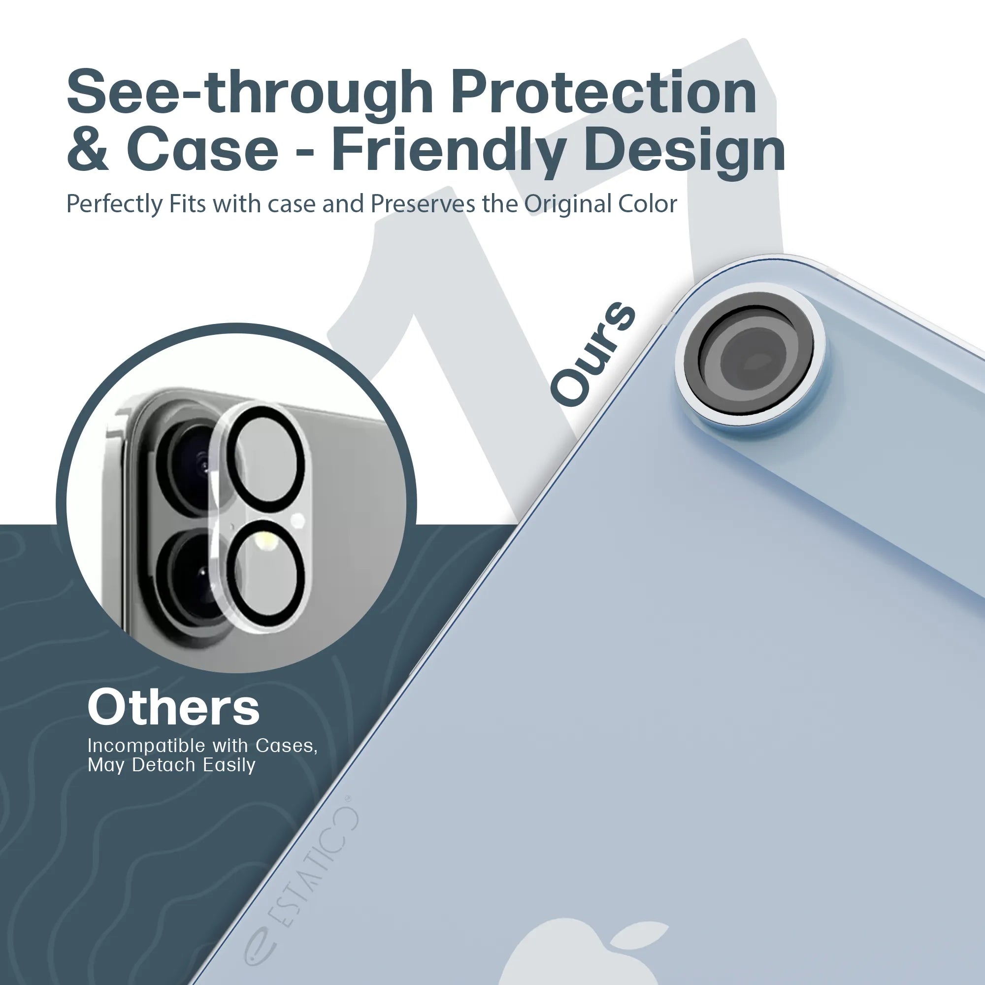 Camera Lens Protector compatible with iPhone 17 Air