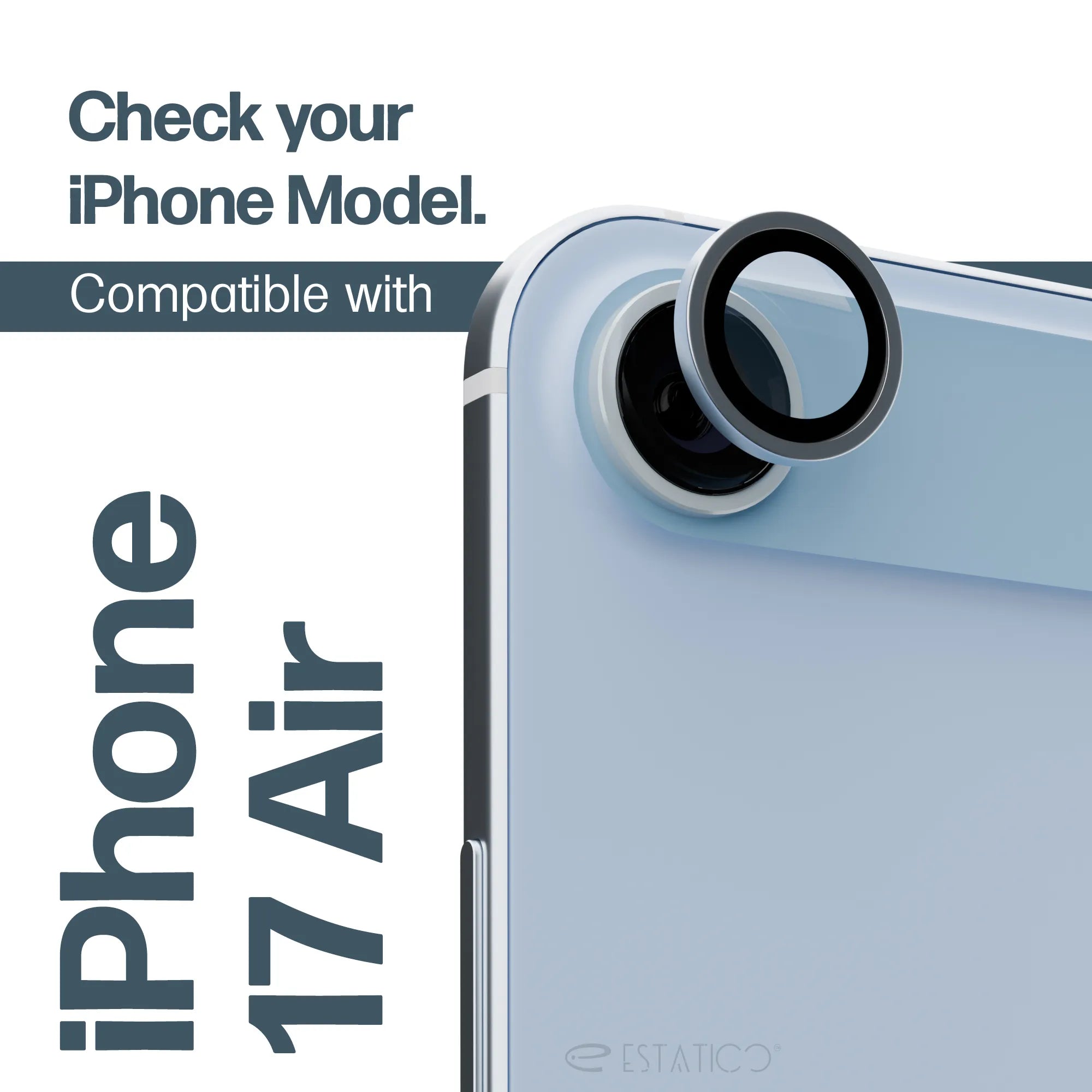 Camera Lens Protector compatible with iPhone 17 Air